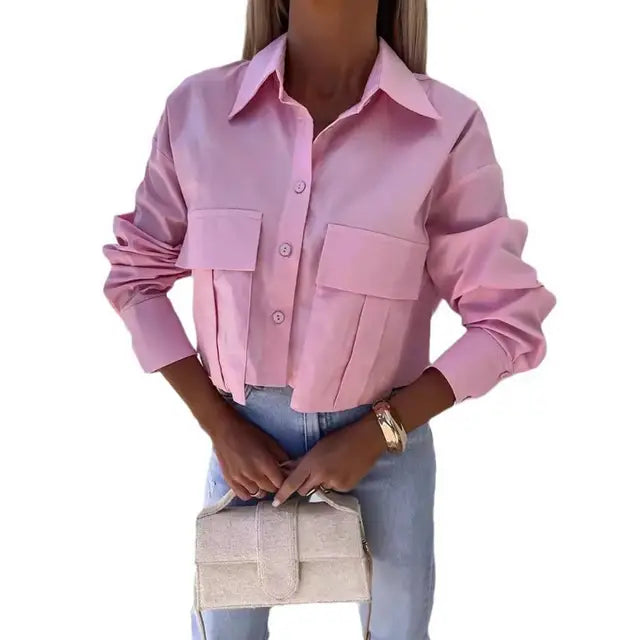 Stralende Zomer Lapel Blouse van ZomerGloed