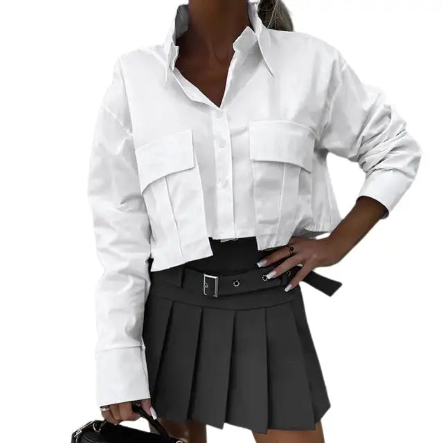 Stralende Zomer Lapel Blouse van ZomerGloed