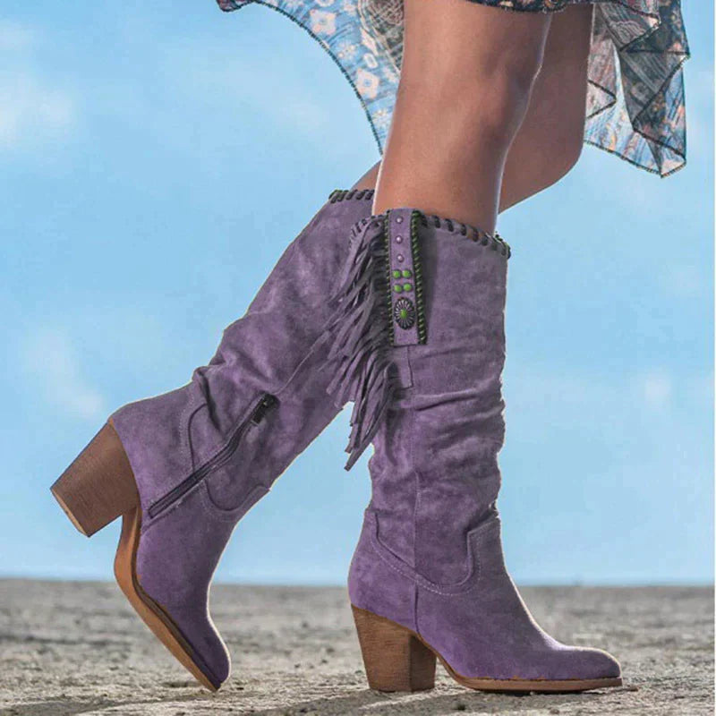Cowboy Laarzen Western Stijl Bruin Leder