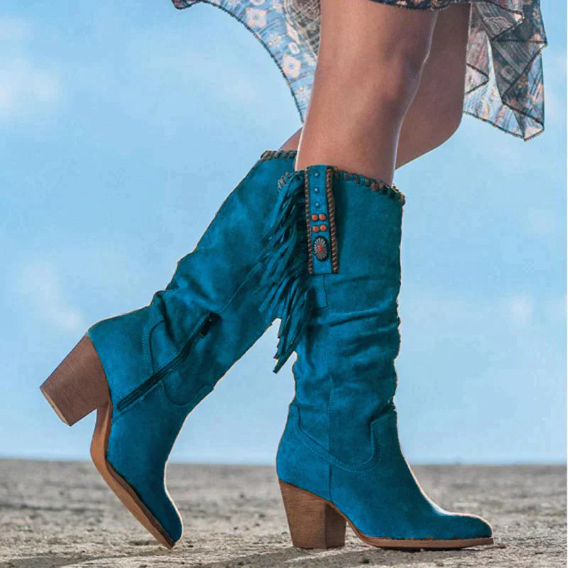 Cowboy Laarzen Western Stijl Bruin Leder