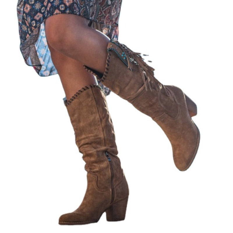 Cowboylaarzen Dakota Leer Bruin