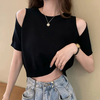 Casual Off-Shoulder Zomerblouse voor Vrouwen