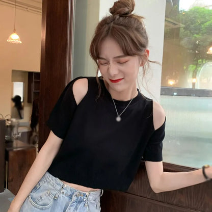 Casual Off-Shoulder Zomerblouse voor Vrouwen