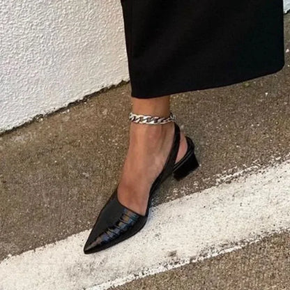 Orthopedische Pumps met Croco-Design Comfortabel en Elegant