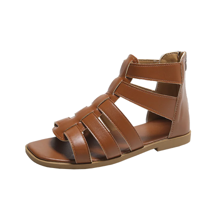 Glamourous Zomersandalen Witte Gladiator Sandalen