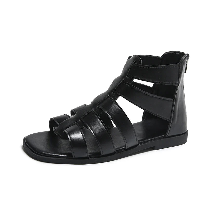 Glamourous Zomersandalen Witte Gladiator Sandalen