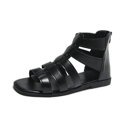 Glamourous Zomersandalen Witte Gladiator Sandalen
