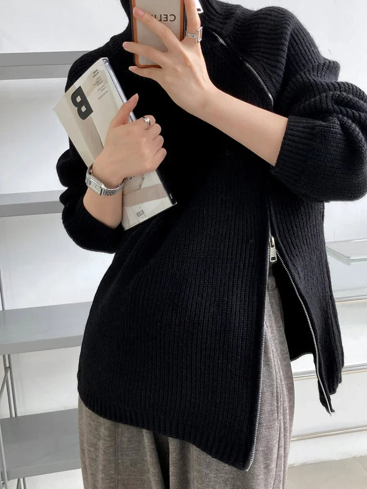 Agatha - Hoge Kraag Trui - Mode Vibes