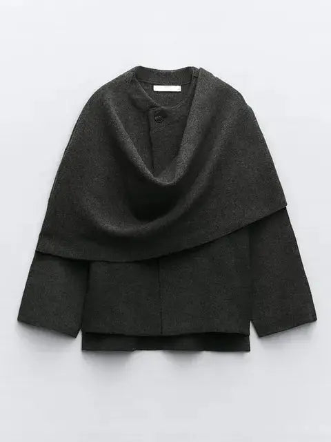 Elegante Cape Jas voor Dames - Tijdloos en Stijlvol