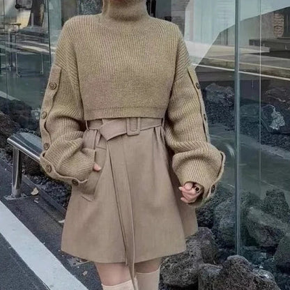 Gebreide Modeset voor Vrouw Warm en Stijlvol