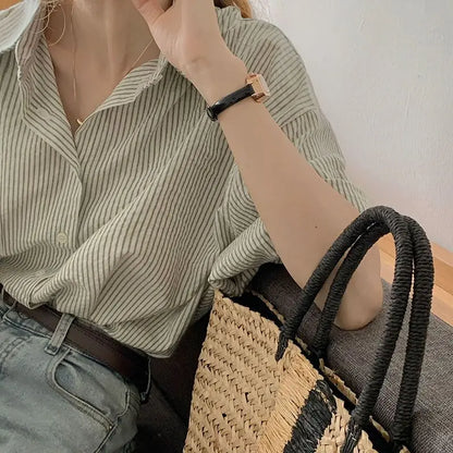 JeugdGlam Groene Chiffon Blouse