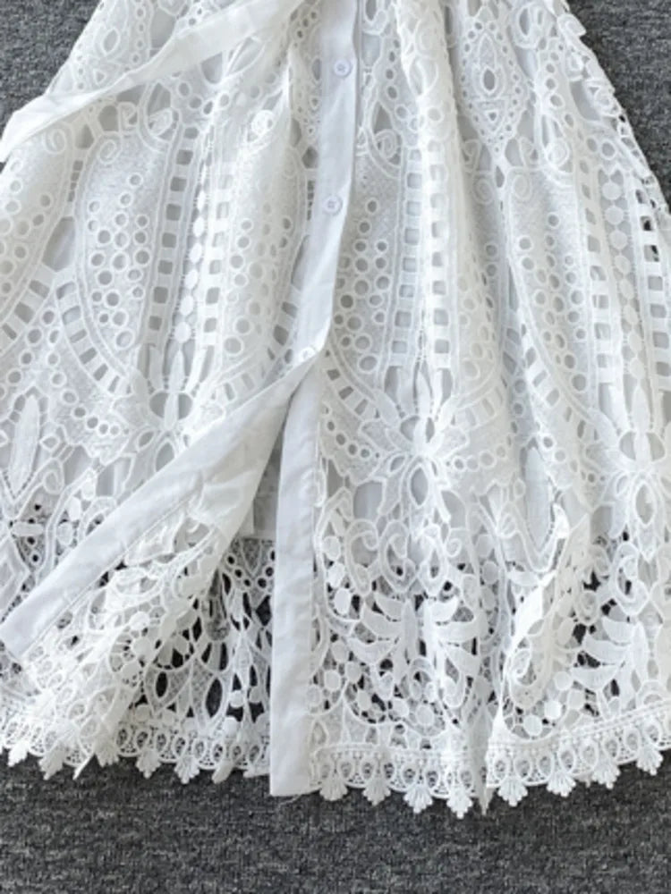CrazyChic Elegante Kant Jurk