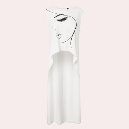 Witte Dames Top Kort Model Stijlvol