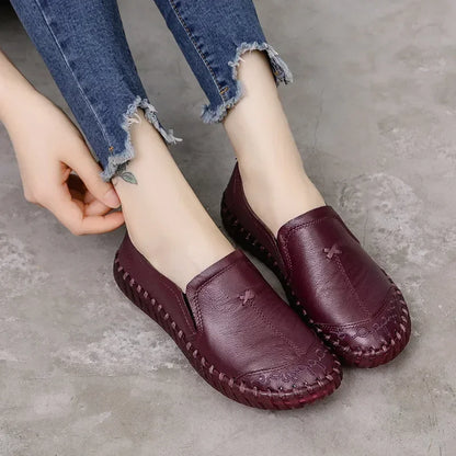 ElegantEase Zomer Echt Leren Loafers