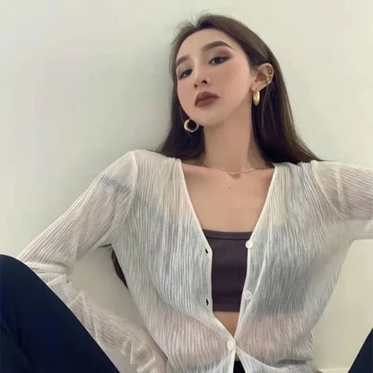 Zomerse Cardigan met Zonbescherming voor Vrouwen