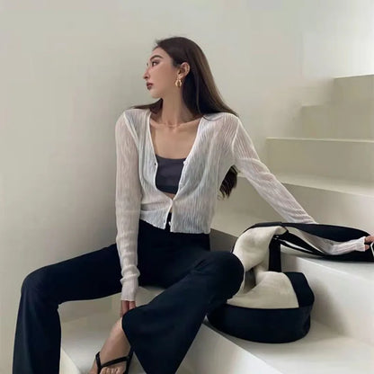Zomerse Cardigan met Zonbescherming voor Vrouwen