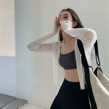 Zomerse Cardigan met Zonbescherming voor Vrouwen
