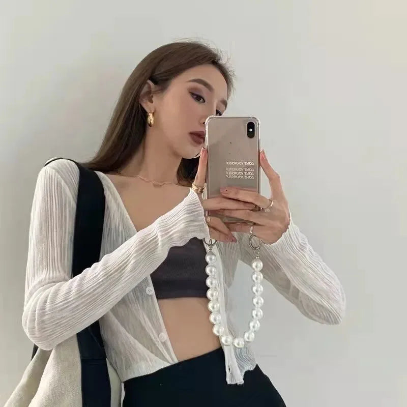 Zomerse Cardigan met Zonbescherming voor Vrouwen