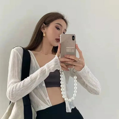 Zomerse Cardigan met Zonbescherming voor Vrouwen