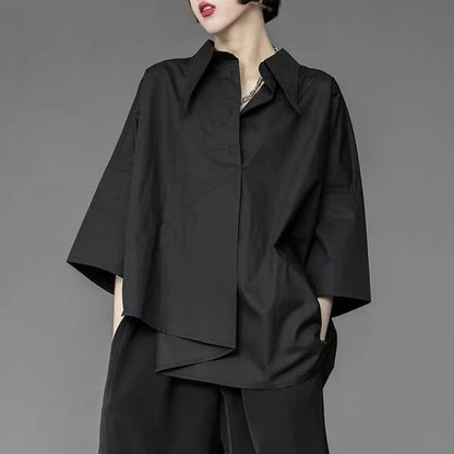 Gotische Chiffon Blouse voor Vrouwen