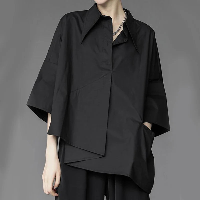 Gotische Chiffon Blouse voor Vrouwen