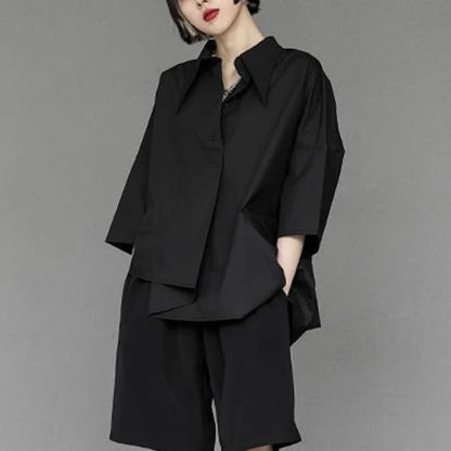 Gotische Chiffon Blouse voor Vrouwen