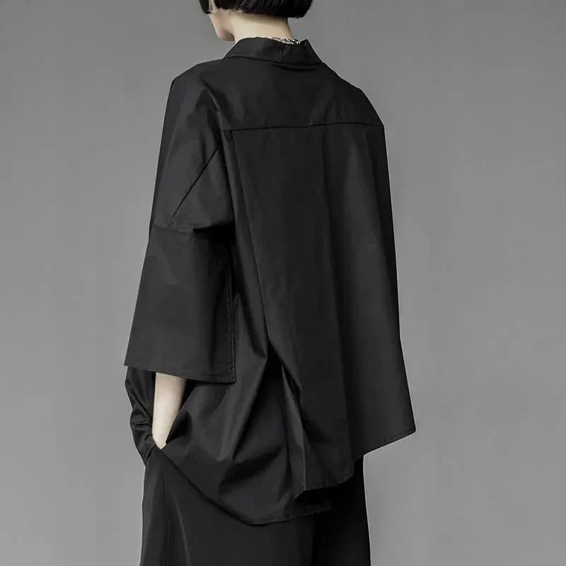 Gotische Chiffon Blouse voor Vrouwen