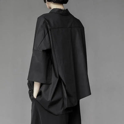 Gotische Chiffon Blouse voor Vrouwen