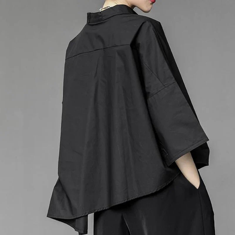 Gotische Chiffon Blouse voor Vrouwen