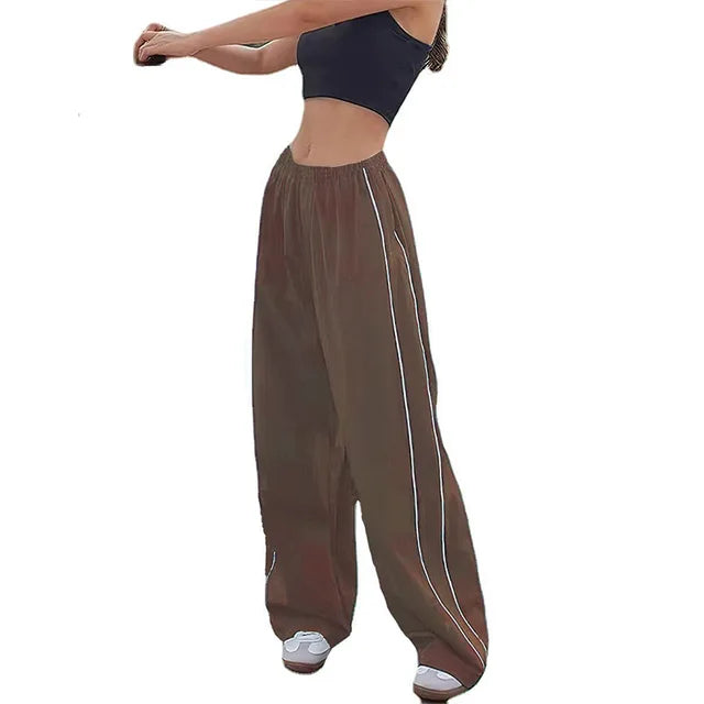 Y2K Vintage Baggy Cargo Broek voor Vrouwen