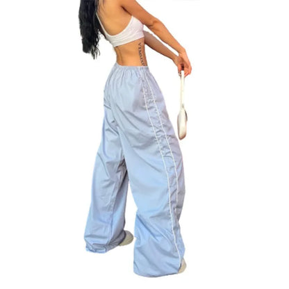 Y2K Vintage Baggy Cargo Broek voor Vrouwen