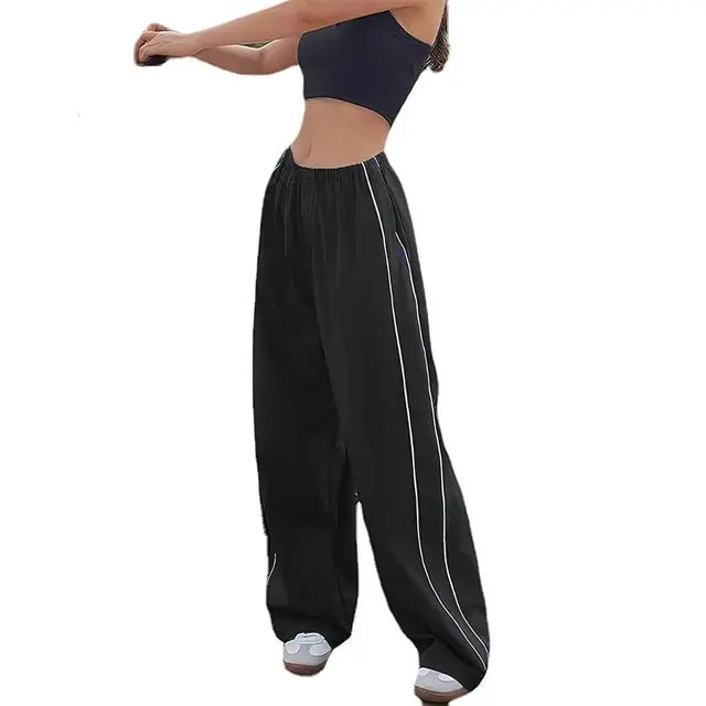 Y2K Vintage Baggy Cargo Broek voor Vrouwen