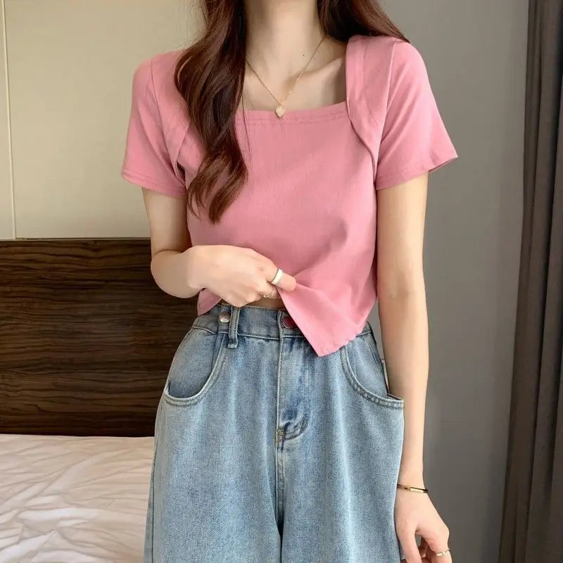 Zonnestraal Zomersexy Crop Top voor Vrouwen