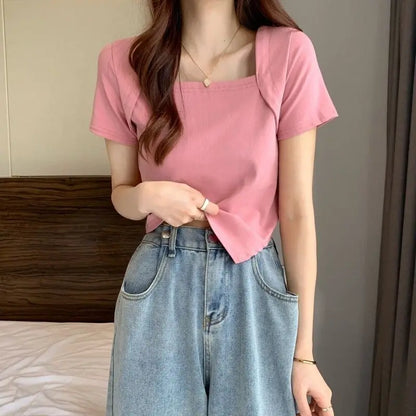 Zonnestraal Zomersexy Crop Top voor Vrouwen