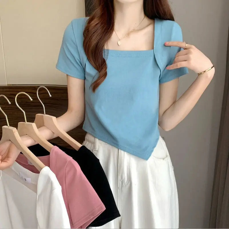 Zonnestraal Zomersexy Crop Top voor Vrouwen