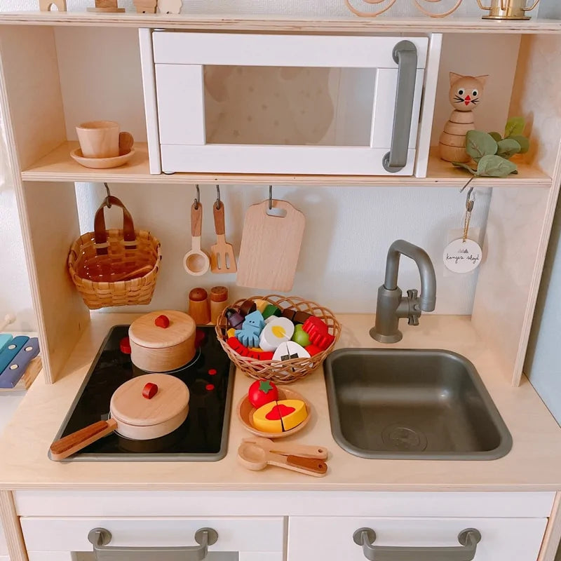 Houten Keukenspeelgoed Set voor Kinderen