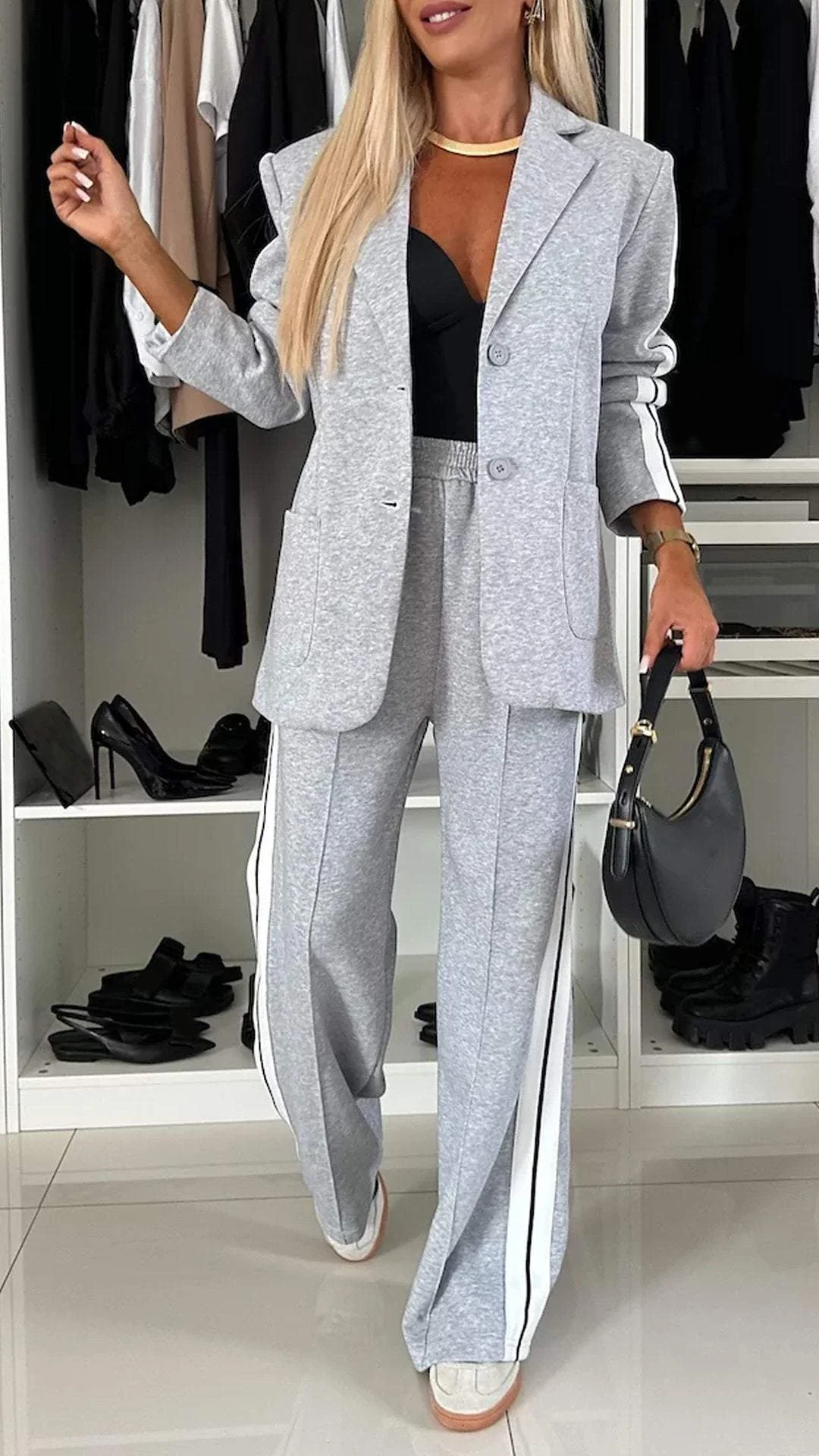 Luciana | Set due pezzi casual a righe