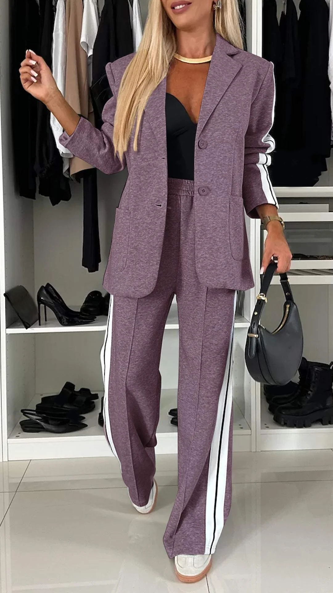 Luciana | Set due pezzi casual a righe