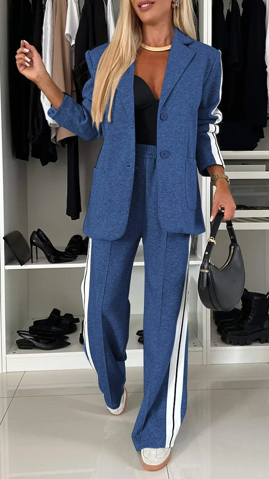 Luciana | Set due pezzi casual a righe