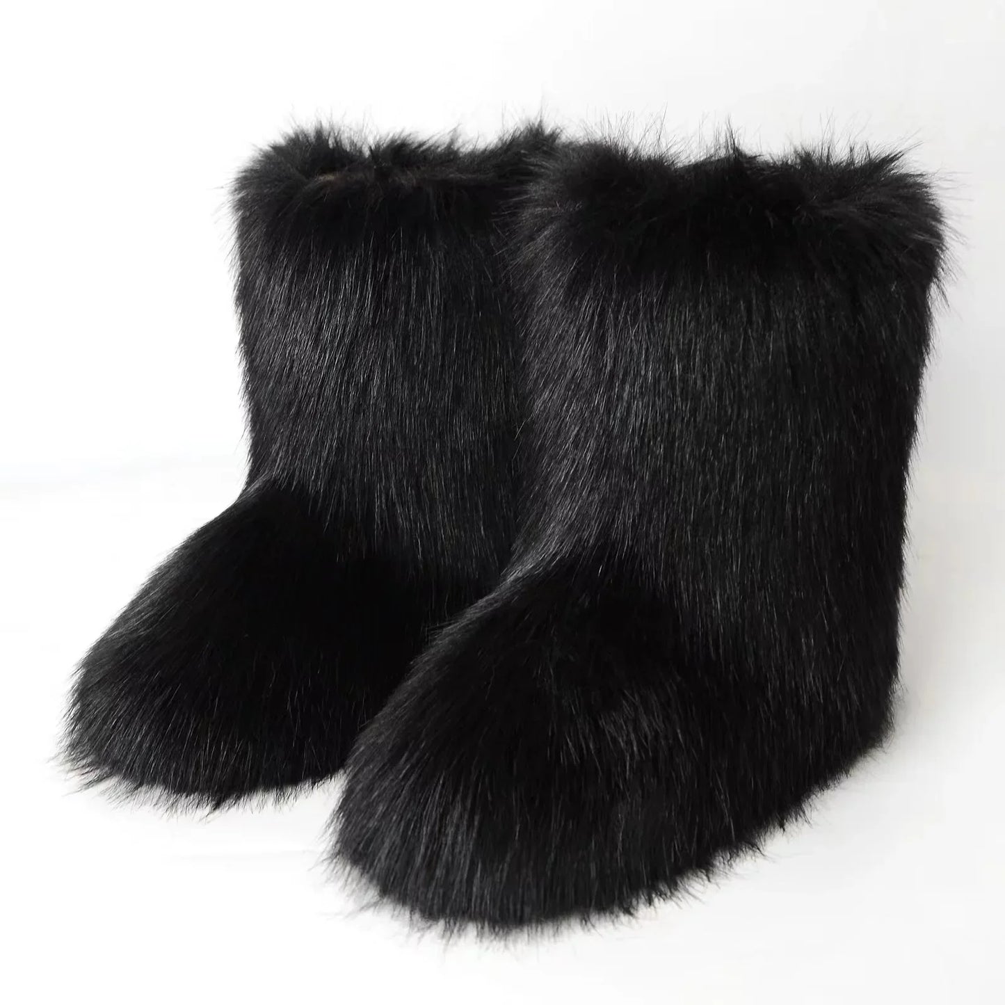 Dames Snowboots Pluizig Warm en Comfortabel