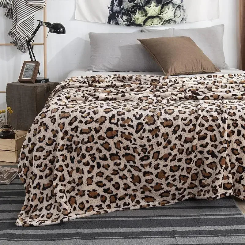 Yara | Deken | Leopardprint