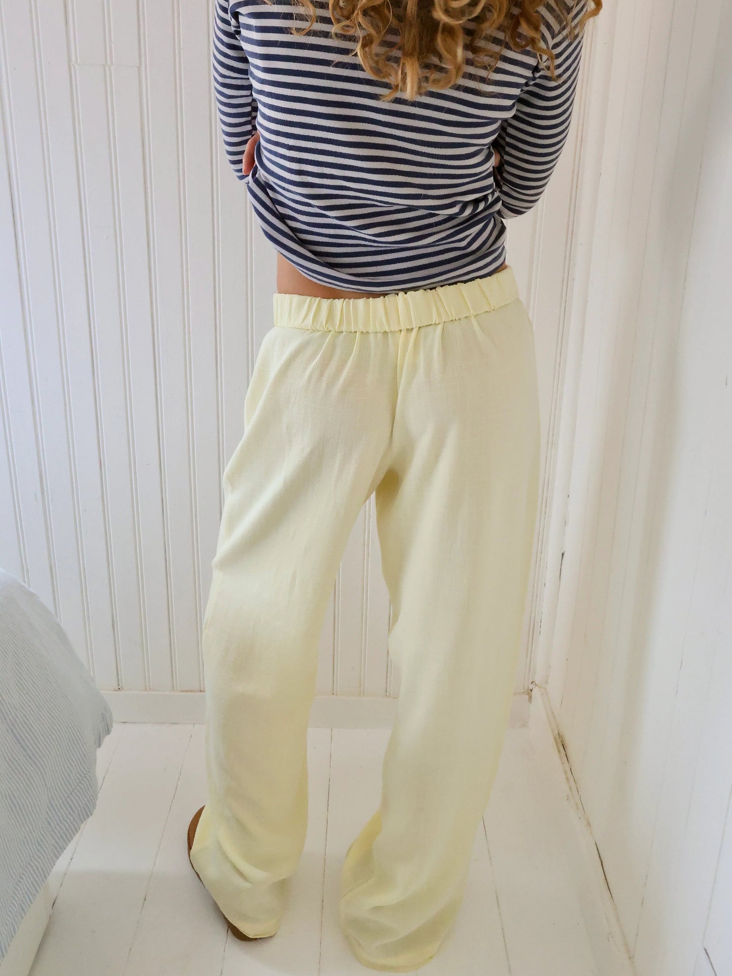 Dames Loungebroek Streepdesign Zacht en Comfortabel