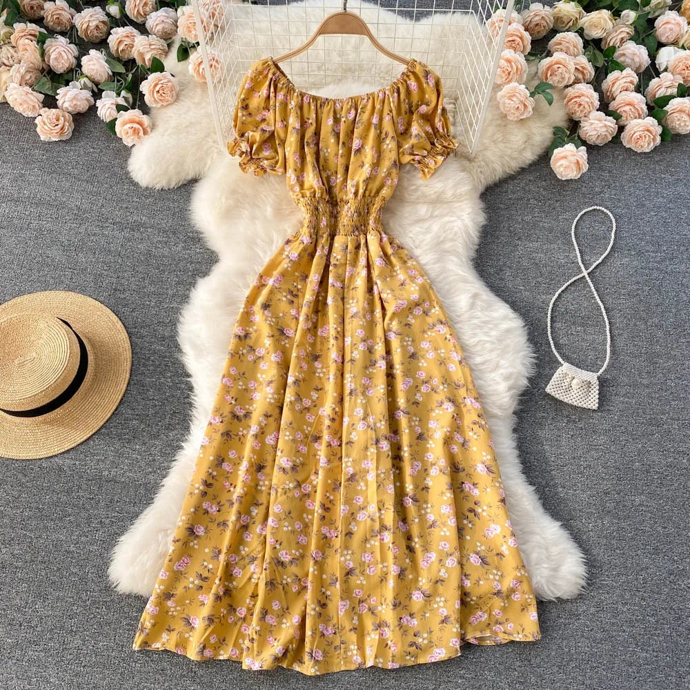 Betoverende Bloemenprint Zomerjurk voor Vrouwen