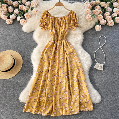 Betoverende Bloemenprint Zomerjurk voor Vrouwen