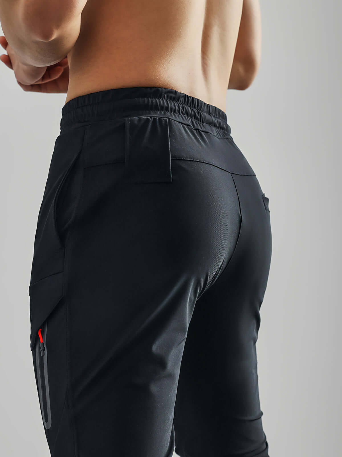 All-Weather Cargo Joggingbroek met Hoge Ribboorden – Waterafstotend