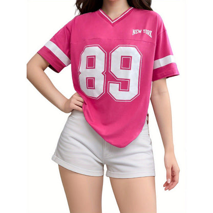 Naylinn | Oversized T-shirt met New York Motief