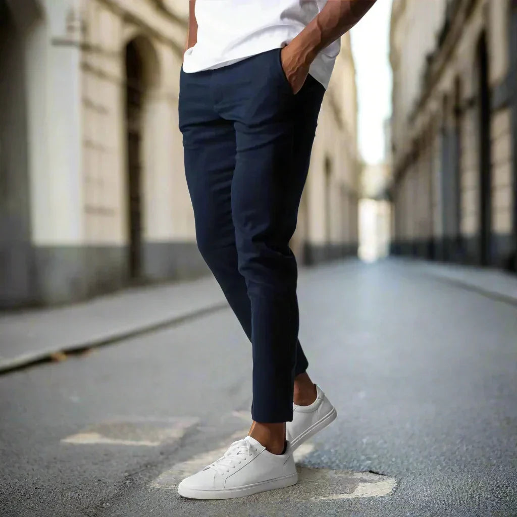 Stretch Broek Slim Fit voor Mannen Stijlvol Design