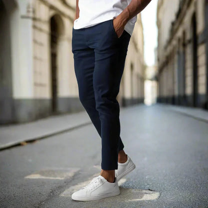 Stretch Broek Slim Fit voor Mannen Stijlvol Design