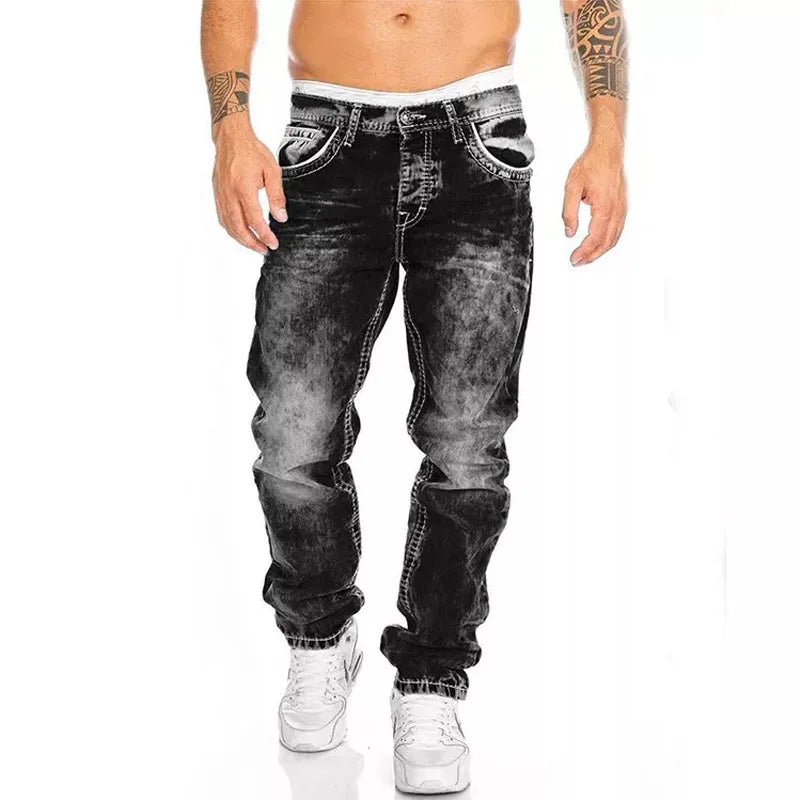 Heren Baggy Jeans Losse Fit Casual Stijl - Mode Vibes