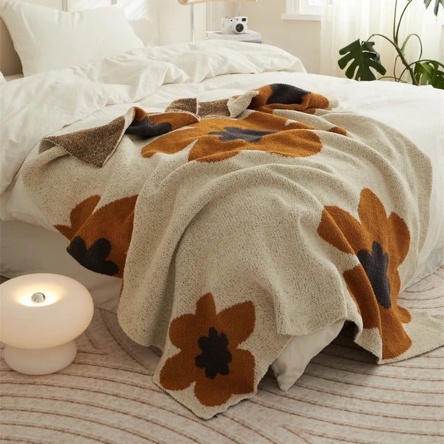 Zabella | Deken (Bloemen) | Luxe
